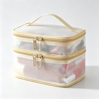 Double Layer Cosmetic Case