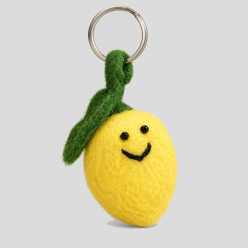 Vegetable Smiling Face Keychains