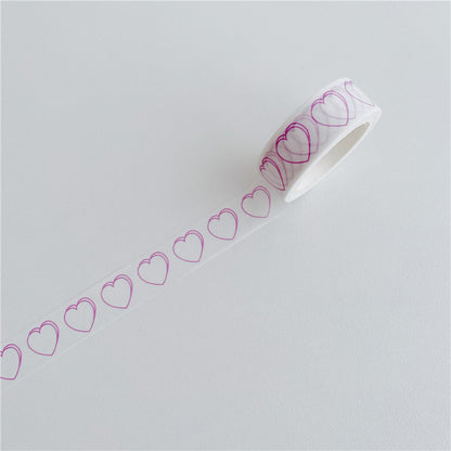 Heart Outline Washi Tape