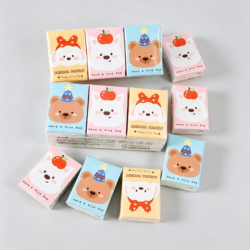 Party Animal Pocket Tissues Set