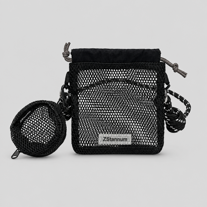 Hollow Drawstring Phone Crossbody Bags