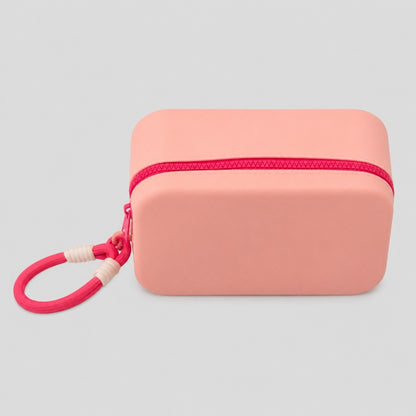 Color Block Hard Zip Case
