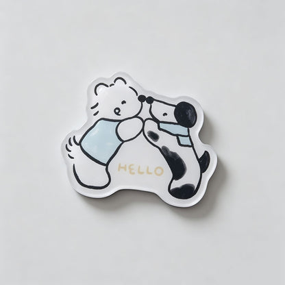 Home Kitchen Print Fridge Magnet