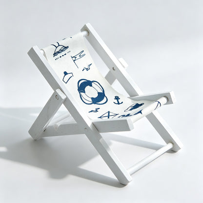 Mini Beach Chair Desktop Ornament