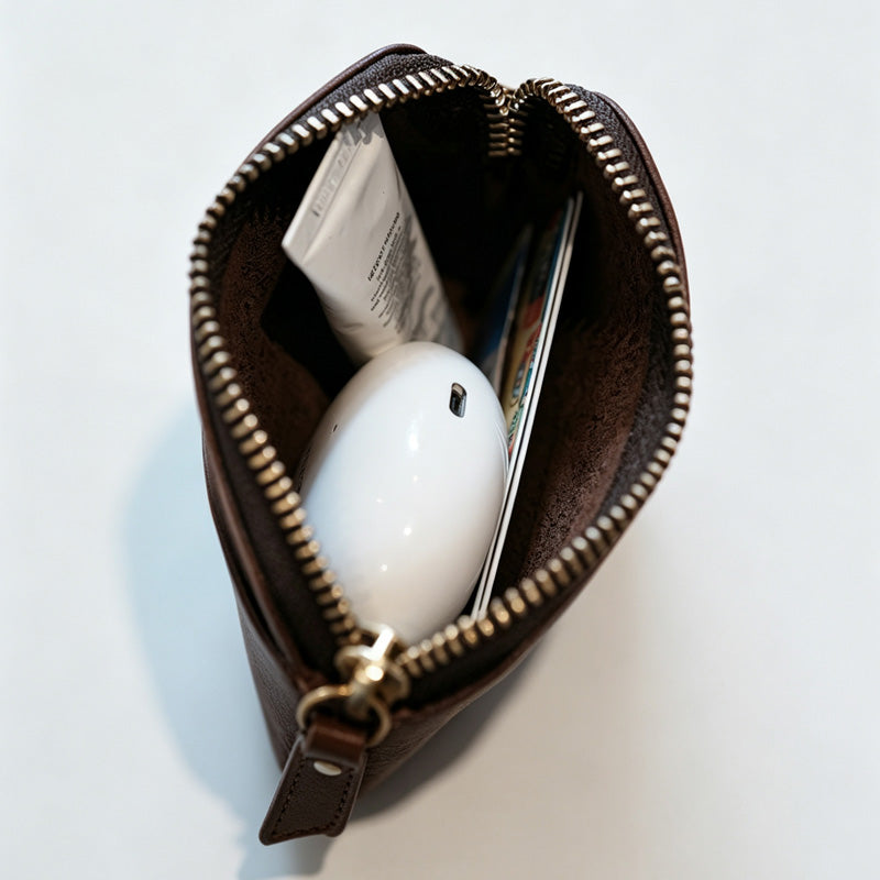 Faux PU Mini Zipper Coin Purse