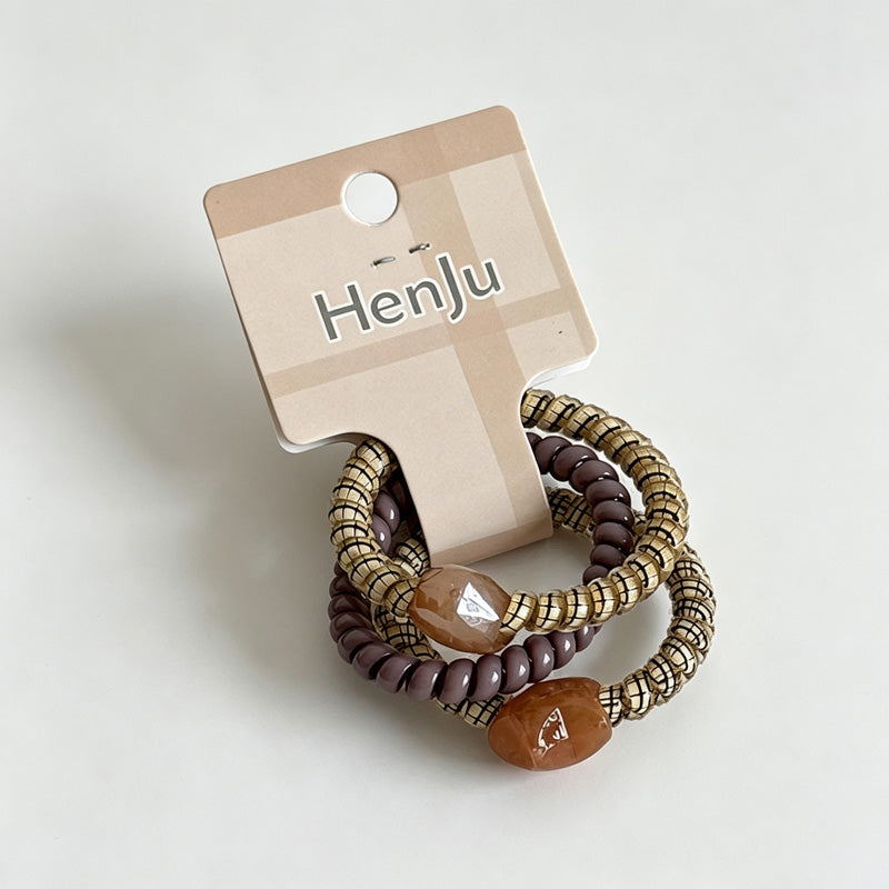 Star Heart Telephone Wire Hair Ties