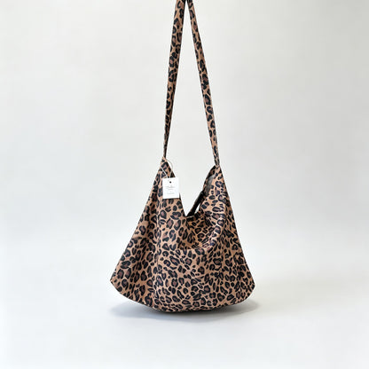 Leopard Shoulder Tote Bag