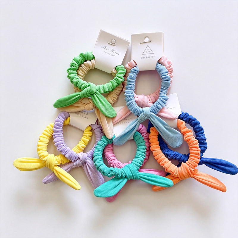 Bunny Ear Elastic Hair Ties