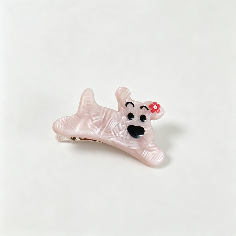 Dog Shape Acetate Duckbill Hair Clip