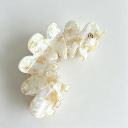 Petal Shape Acetate Hair Claw Clip