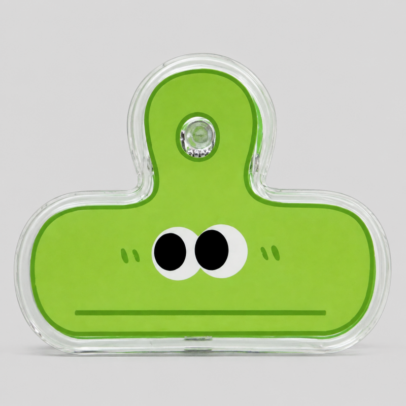 Face Printed Transparent Paper Clip