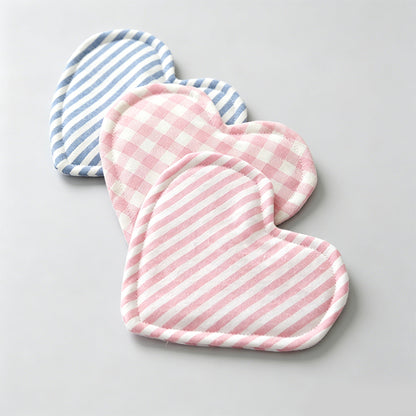 Lightweight Cotton Fabric Heart-Shaped Coaster