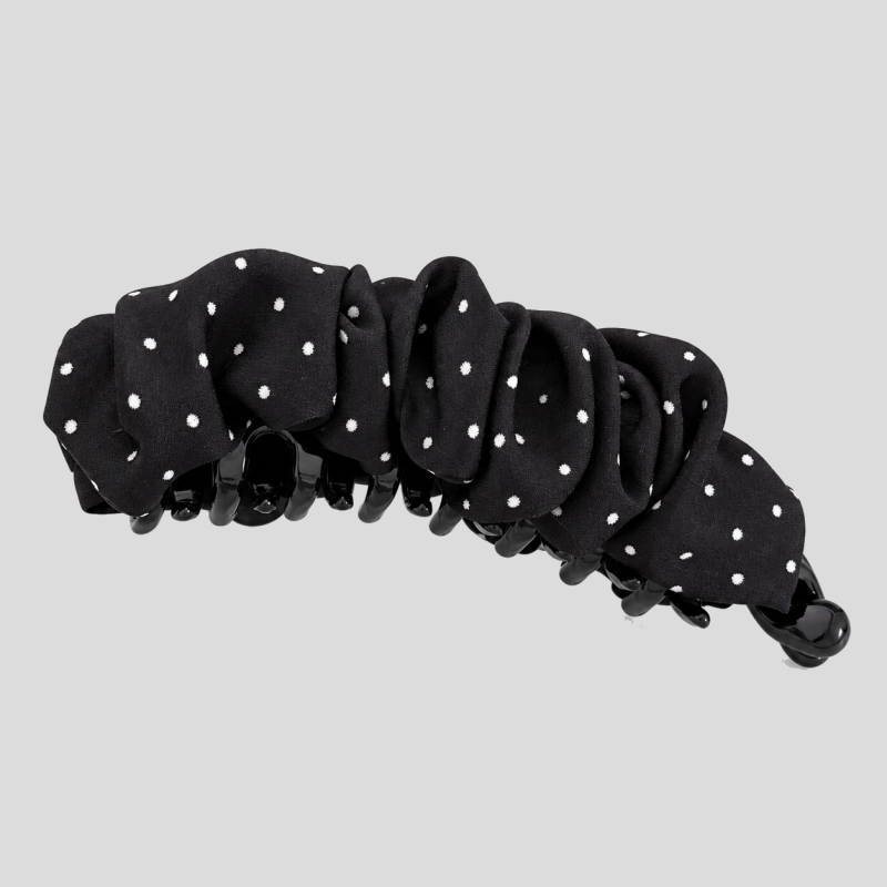 Polka Dots Banana Hair Clip