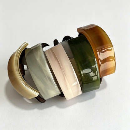 Acetate Decorative Hair Elastic Tie