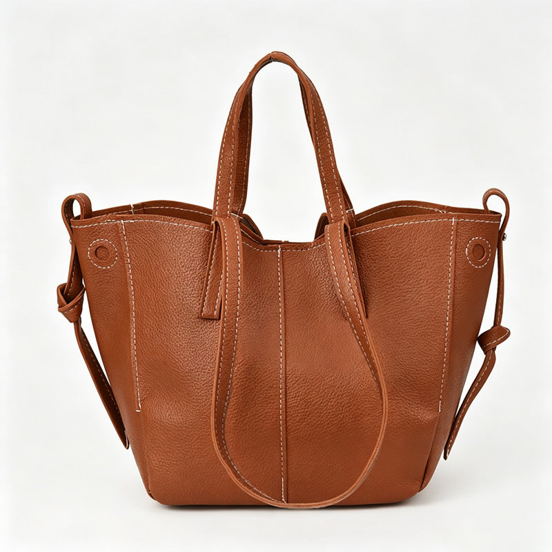 Large Faux PU Tote Shoulder Bag