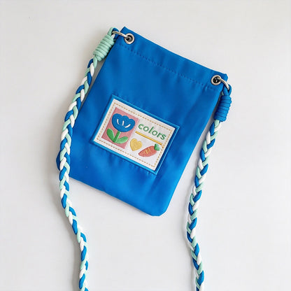 Embroidered Phone Crossbody Pouch