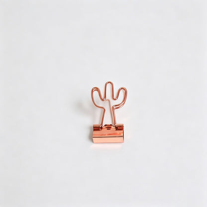 Gold Shape Binder Clip
