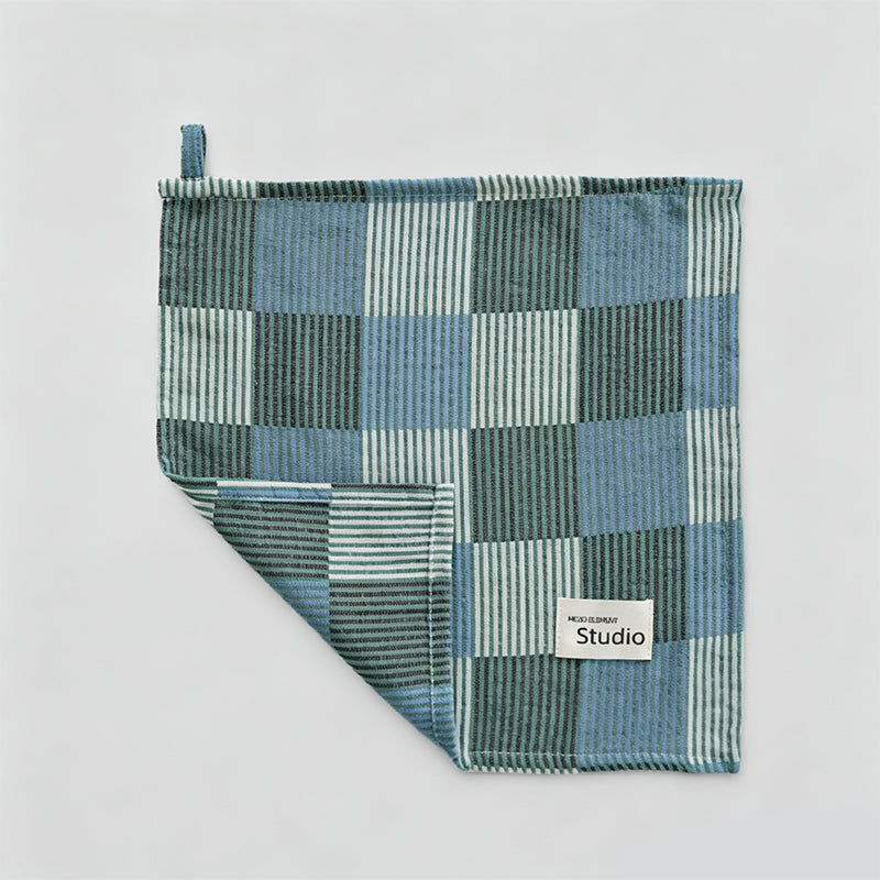 Polished Cotton Checkered Plaid Napkin Table Cloth