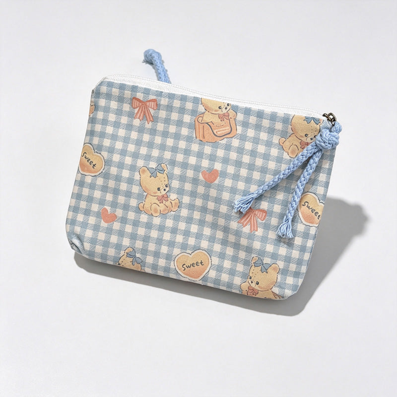 Animal Printed Fabric Pouch
