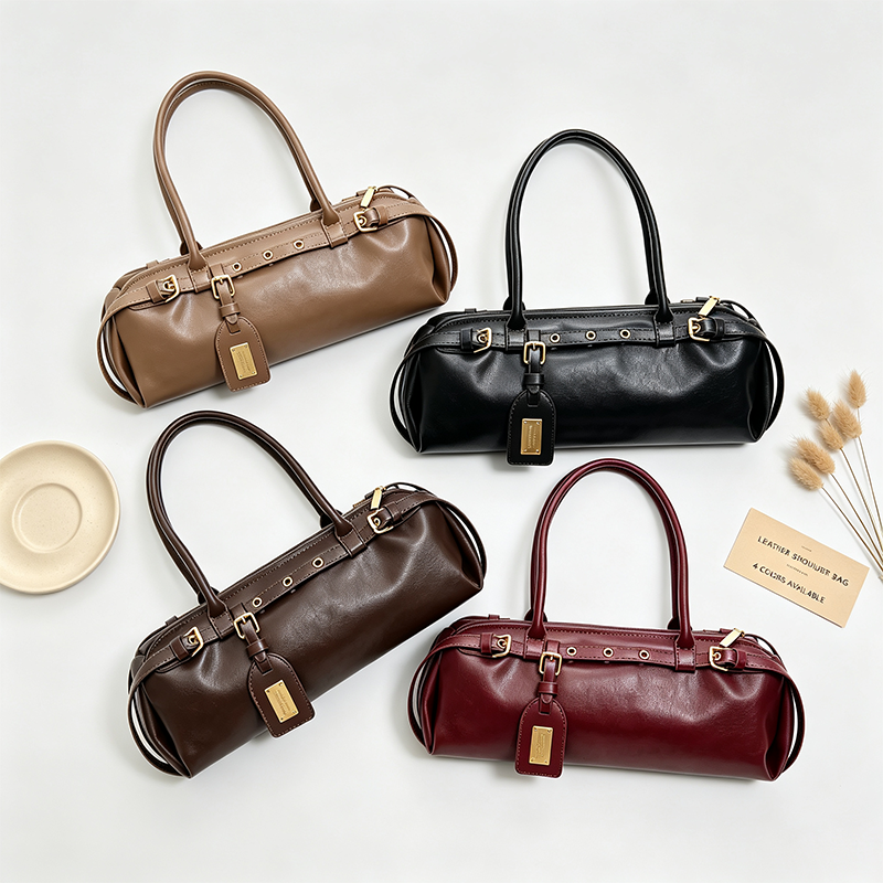 Baguette Handle Shoulder Bag
