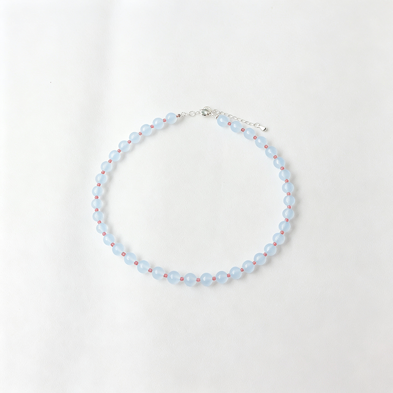Blue Beaded Adjustable Ladies Bracelet