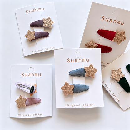 Velvet Star BB Hair Clips