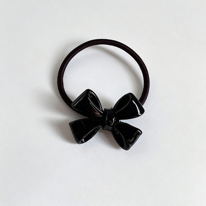 Acetate Bow Hair Elastic Hair Tie