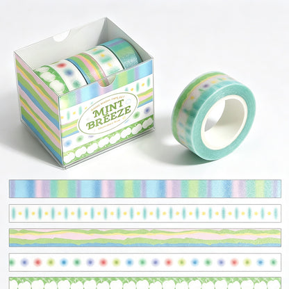Pastel Pattern Washi Tape Set