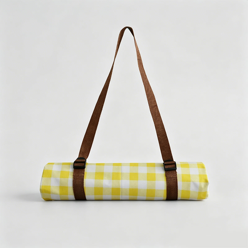 Portable PVC Plaid Pattern Outdoor Picnic Mat