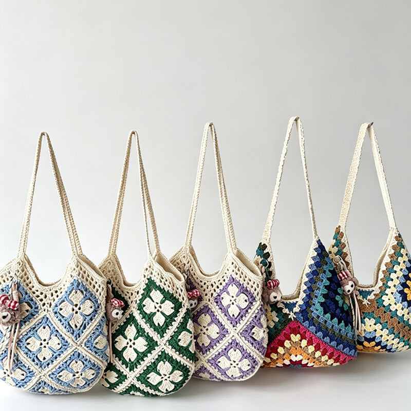 Geometric Sling Tote Bag
