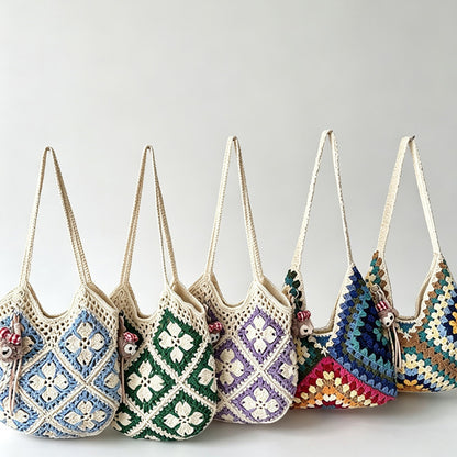 Geometric Sling Tote Bag