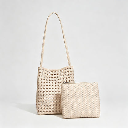 Hollow Woven Shoulder Bag
