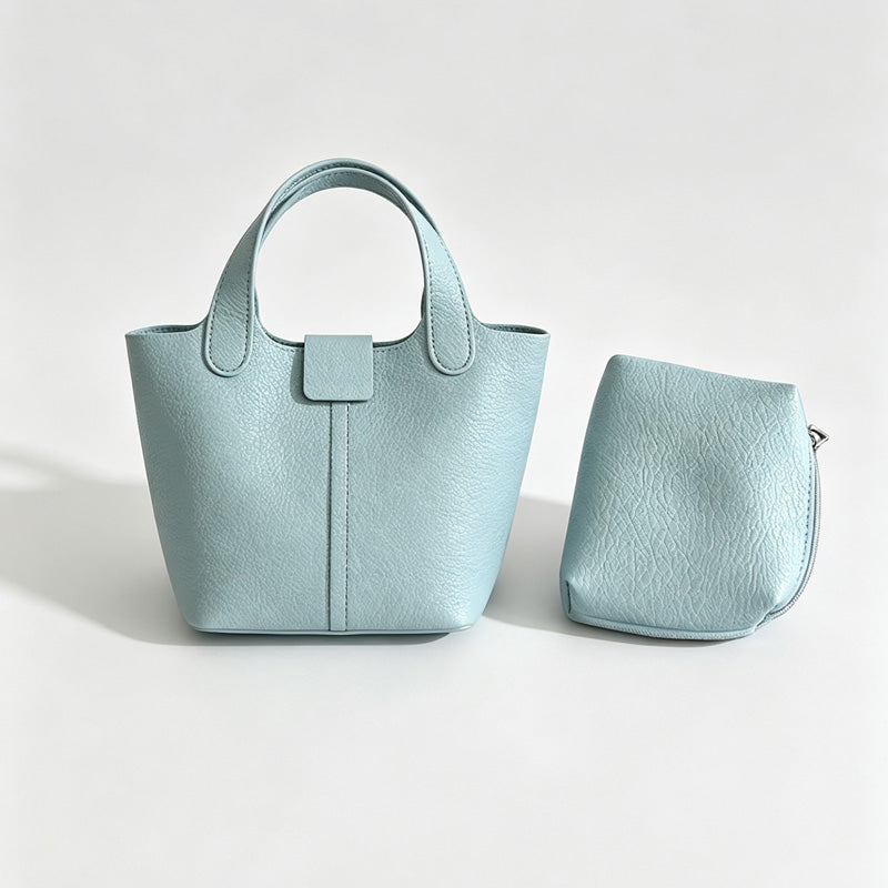 Two Piece Bucket Handle Bag