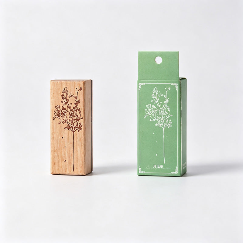 Botanical Wood Stamp Collection