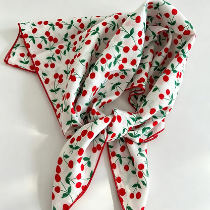 Wave Dots Print Handkerchief
