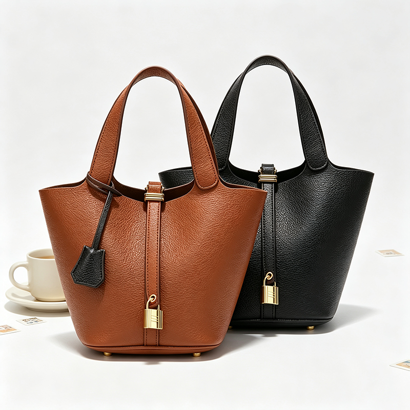 Bucket Top Handle Tote Bag