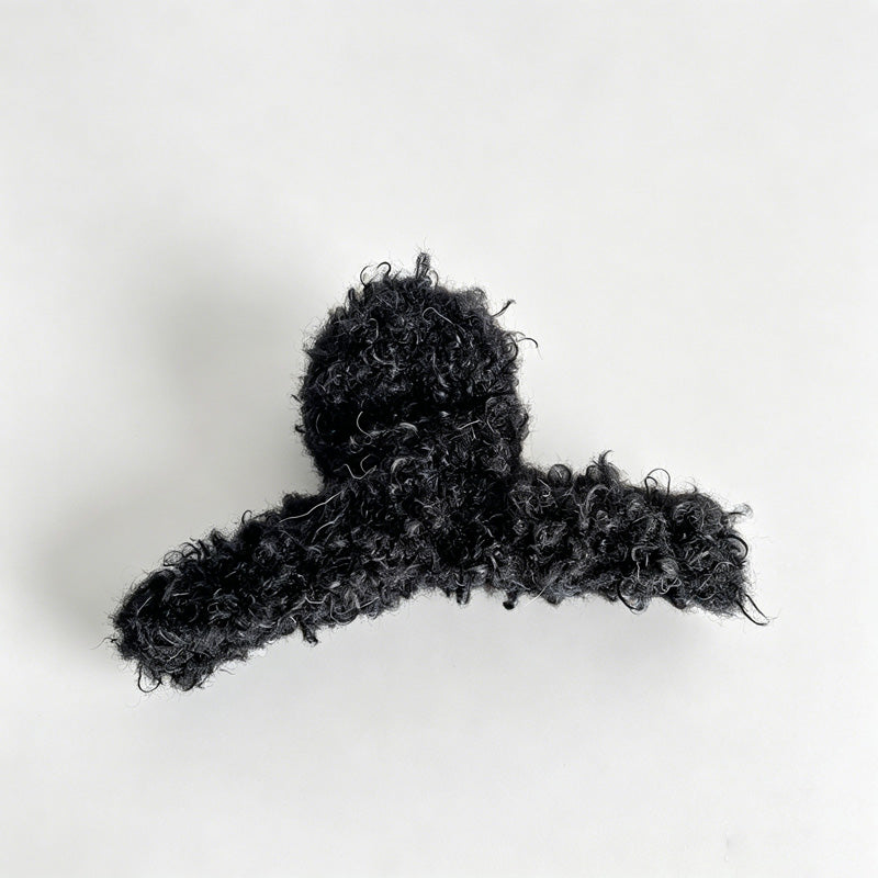 Plush Triangle Claw Clip