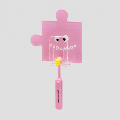 Puzzle Shaped Acrylic Toothbrush Holder