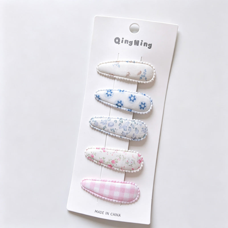 Fabric Water Drop BB Clips