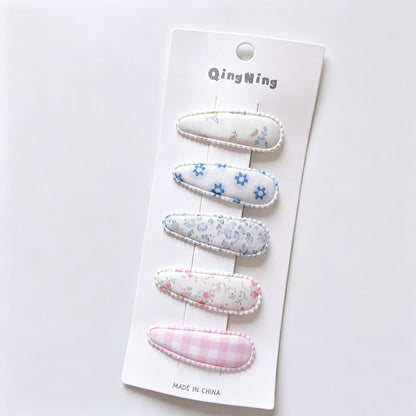 Fabric Water Drop BB Clips