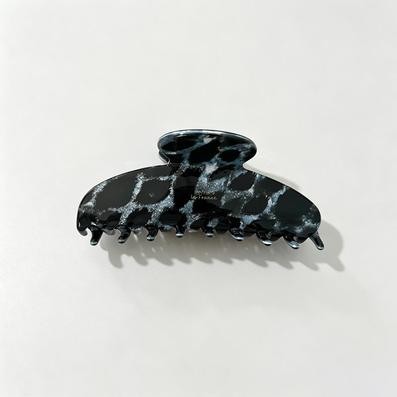 Leopard Marble Acetate Hair Claw