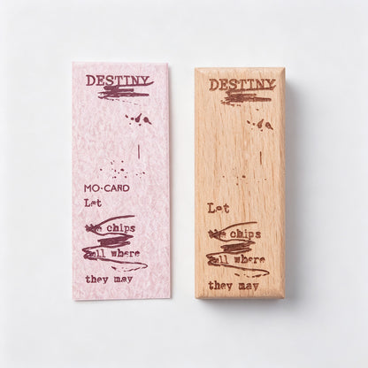 Holiday Label Wood Stamps
