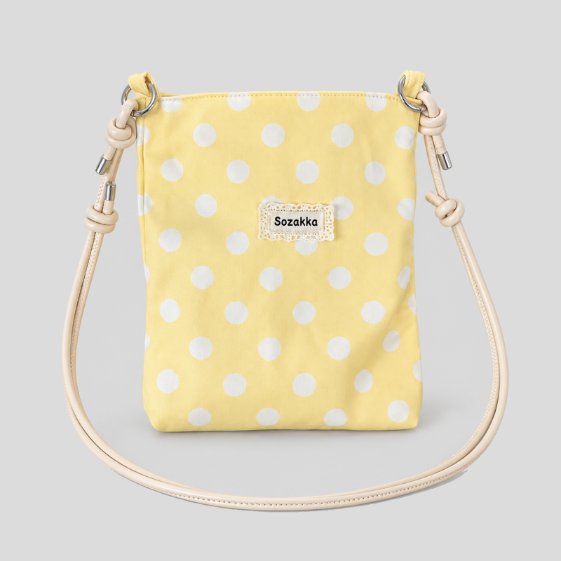Polka Dot Print Crossbody Bag