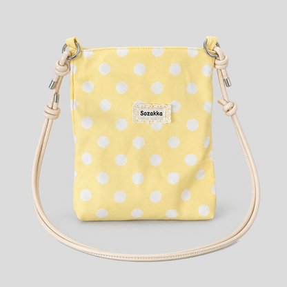 Polka Dot Print Crossbody Bag