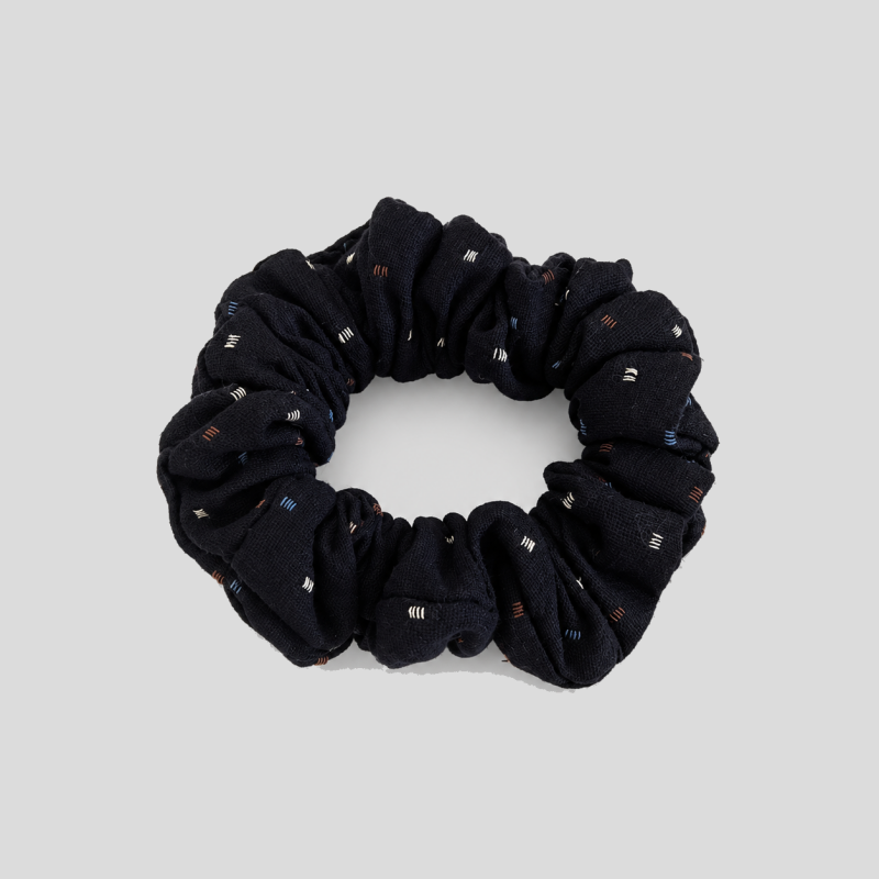 Floral Print Fabric Hair Scrunchie