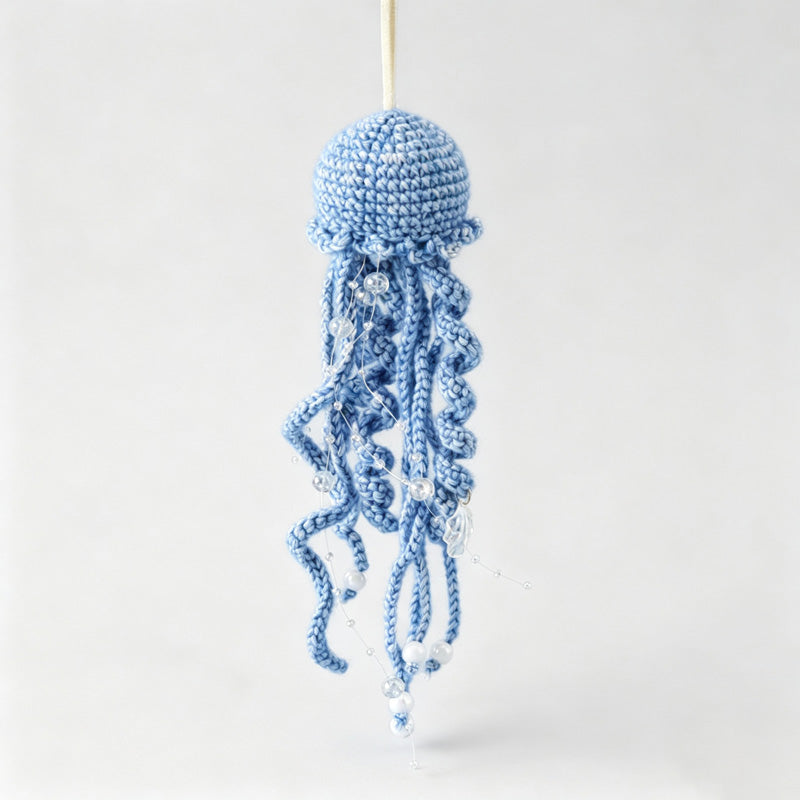 Crochet Jellyfish Hanger Charm