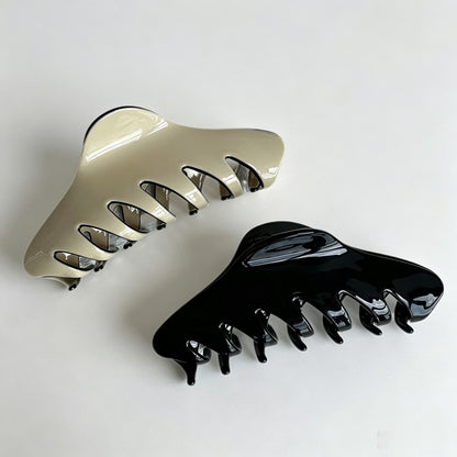 Large Solid Color Hair Claw Clip
