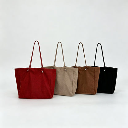 Clean Line Shoulder Tote Bag