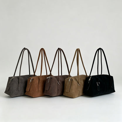 Tassel Charm Shoulder Tote