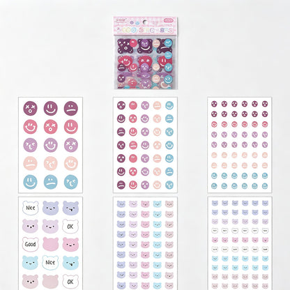 PET Mood Label Sticker Sheets